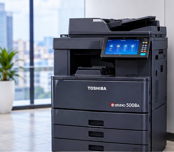 Toshiba multifunction printer in an office